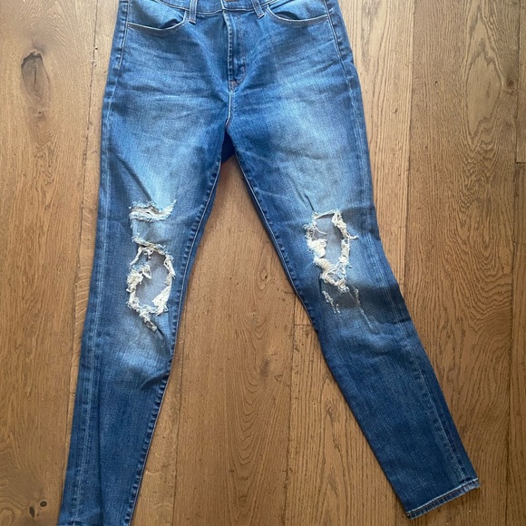 J Brand sz30 distressed skinny jeans - Picture 4 of 7